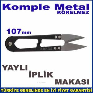 Komple Metal Yaylı iplik Makası Profesyonel Çelik Bıçaklı Yaylı İplik Temizleyici Nakış Makası