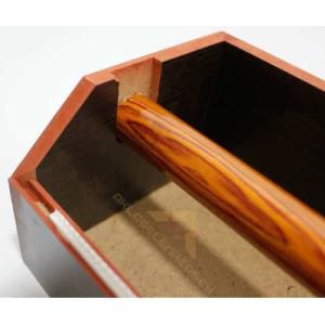 Ahşap Streçlik  Folyoluk İle 300 Mt Gıda Streci 2li Set Birlikte 