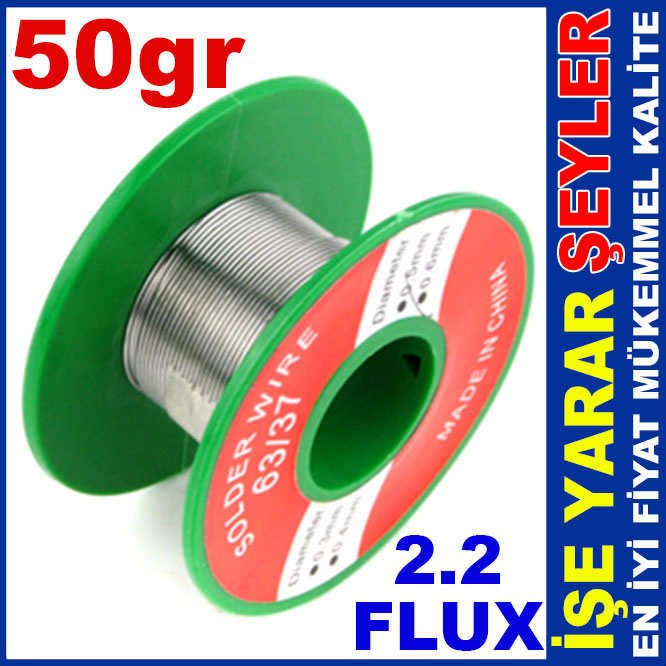 Hassas çalışmalar için en ince 50gr makaralı lehim teli 0.3mm PASTALI LEHİM TELİ EN İNCE LEHİM TELİ