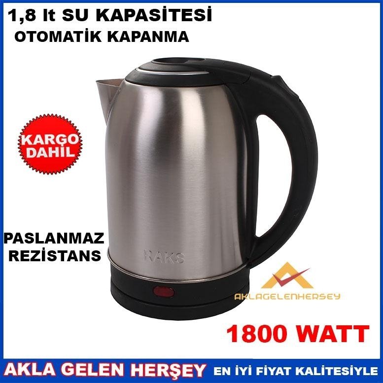 RAKS MELİNA 1,8lt ÇELİK SU ISITICI KETTLE