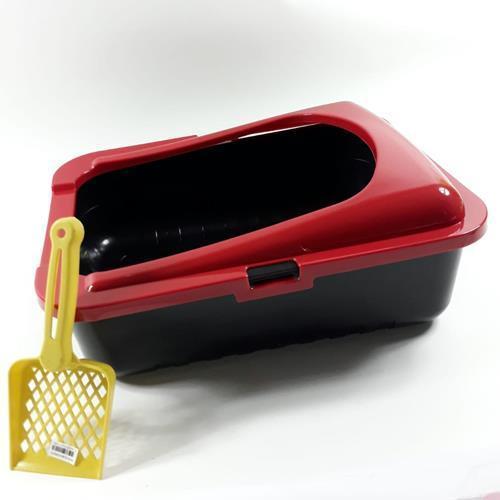 Renk Garantisi olmayan Lüks Kedi Kumluğu Elekli Kürek Hediyeli Kum Sıçraması Emniyetli