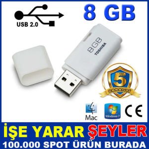 TOSHIBA 8GB ULTRA HIZLI USB BELLEK FLASH DİSK