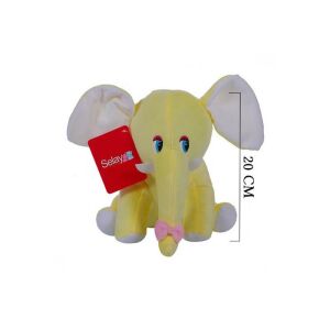 1286 PELUŞ OTURAN FİL 20x17cm -SLY