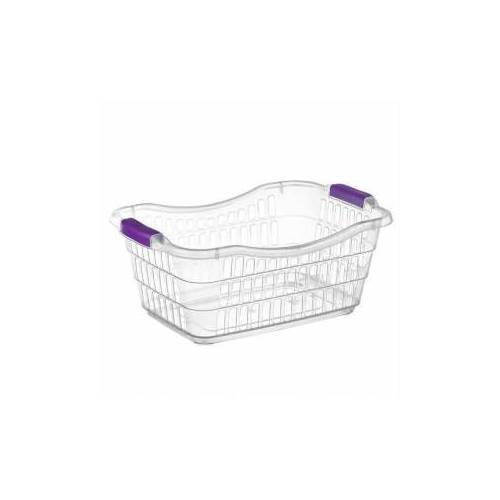 Ultra Lüks plastik Büyük boy Şeffaf Köşeli Çamaşır Selesi 540x380x220mm