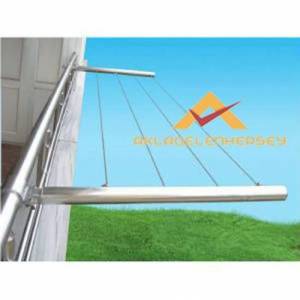 TAKAS YUVARLAK KÜPEŞTE ALÜMİNYUM BALKON ÇAMAŞIR KURUTMA ASKISI 