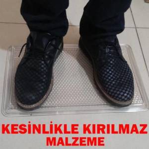 Kırılmaz Şeffaf Akrilik Servis Tepsisi