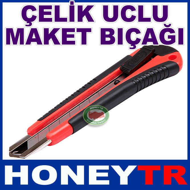 ÇELİK KORUMA UCLU KAUÇUK MUHAFAZA MAKET BIÇAĞI