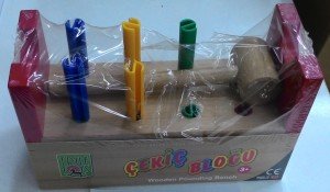 Ahşap Çekiç Bloğu. Motor Becerileri Gelişimi İçin Faydalı. Yerli Marka Yerli Üretim True Toys