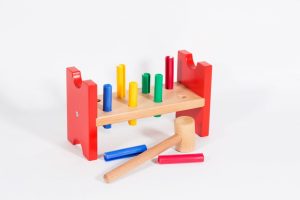 Ahşap Çekiç Bloğu. Motor Becerileri Gelişimi İçin Faydalı. Yerli Marka Yerli Üretim True Toys