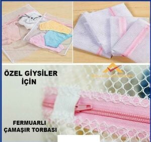 Çamaşır Yıkama Filesi Narin Öel Giysilere Fermuarlı Çamaşır Torbası Çamaşır Karışklığını Önler