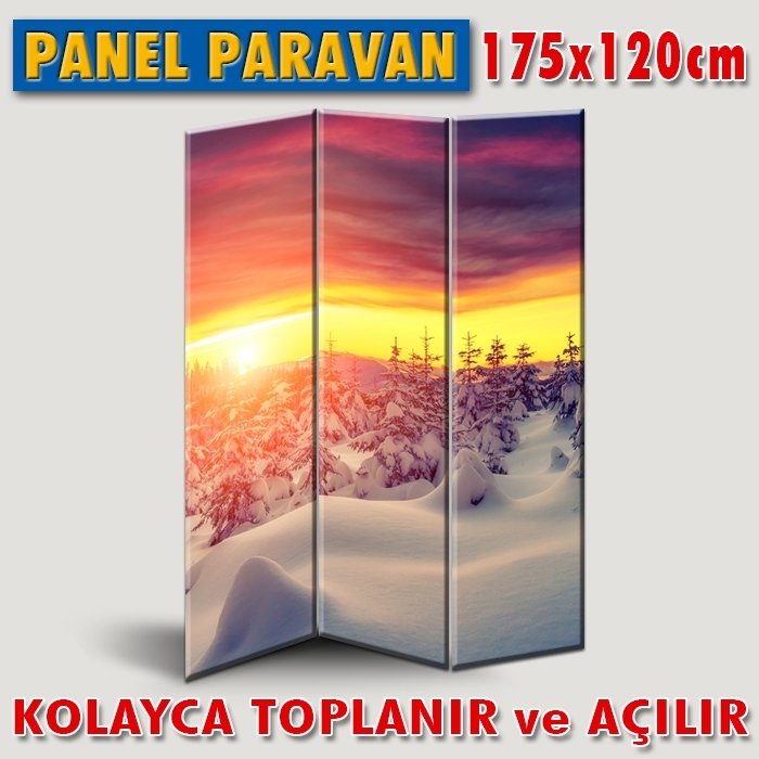 GÖRSELLİ KATLANIR PANEL BÖLME SİSTEMİ - KIZILLIKTA KAR