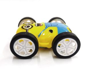 Sür Bırak 6x6 cm Minyon Çift Taraflı Plastik Mini Oyuncak Araba Tekerlekleri Çıkmaz