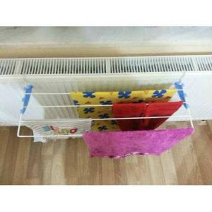 Kalorifer Kurutmalığı 60cm Kalorifer tipi Kurutmalık Petek Çamaşır Askısı 5 Telli Portatif Çamaşır