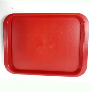 Ömür Boyu Kırılmayan Renkli Servis Tabağı küçük Boy 36x27 Cm kırmızı
