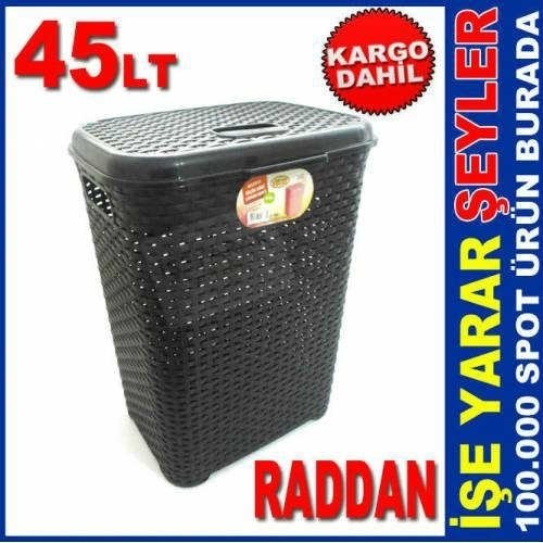 RADDAN GÖRÜNÜMLÜ 45 LT BANYO ÇAMAŞIR SEPETİ KD