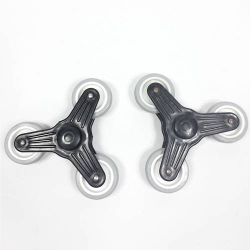 3 Tekerlekli Pazar Arabası Plastik Teker Takımı