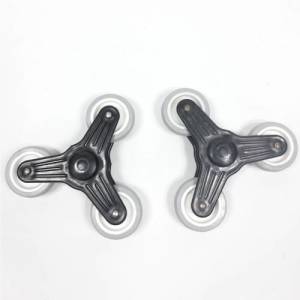 3 Tekerlekli Pazar Arabası Plastik Teker Takımı