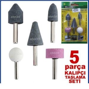 5 pcs Hobi,gravür,ince işçilik taşlama seti matkap 5 sprel