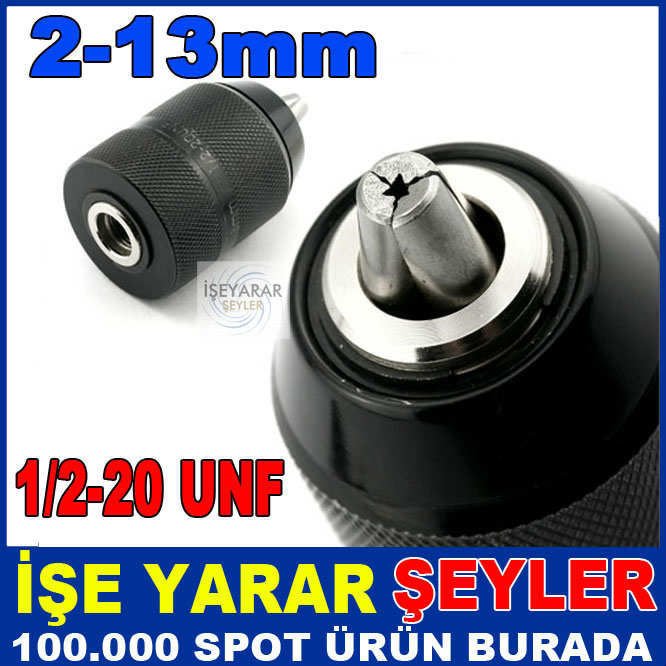 2-13mm PROFESYONEL MATKAP KAFASI MANDRENİ