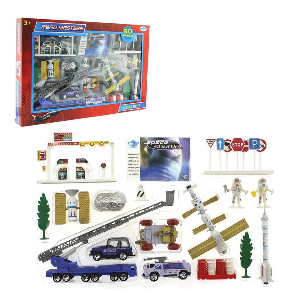 Die Cast Merdivenli Uzay Seti 30 Parça Oyuncak Seti