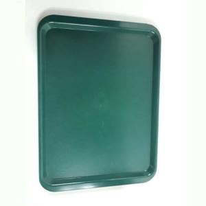 Ömür Boyu Kırılmayan Renkli Servis Tabağı küçük Boy 36x27 Cm yeşil