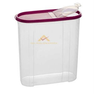 Sağlıklı hijyenik büyük boy şeffaf gıda saklama kabı 4 LİTRE ÇİFT KAPAKLI KİLER SAKLAMA ERZAK KUTUSU