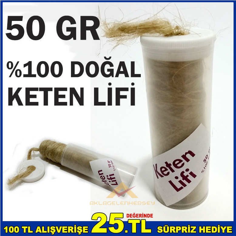 SU DOĞALGAZ BORULARI İÇİN %100 DOĞAL KETEN LİFİ