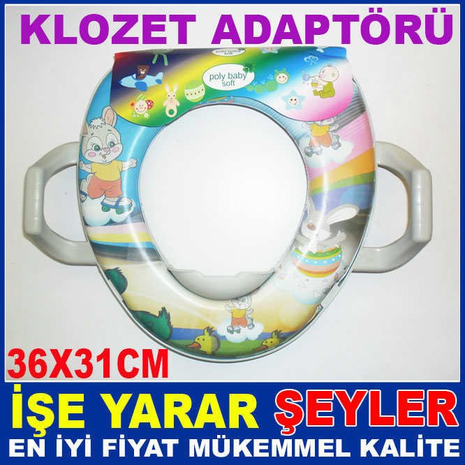 36X31CM TUTMA KOLLU ÇOCUK İÇİN KLOZET ADAPTÖRÜ