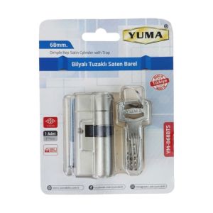 68mm Bilyalı Barel Saten Kapı Göbeği