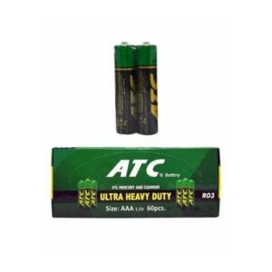 ATC Ultra Heavy Duty AAA İnce Kalem Pil 60 Adet