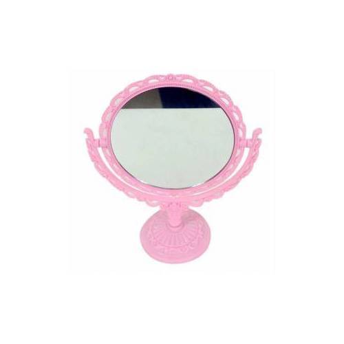 Çift taraflı dev aynası,ayaklı,plastik çerçeve makyaj aynası,2 yüz 23x18cm kare masaüstü aynası
