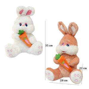 Havuçlu Tavşan Peluş Oyuncak 35 cm 1 adet