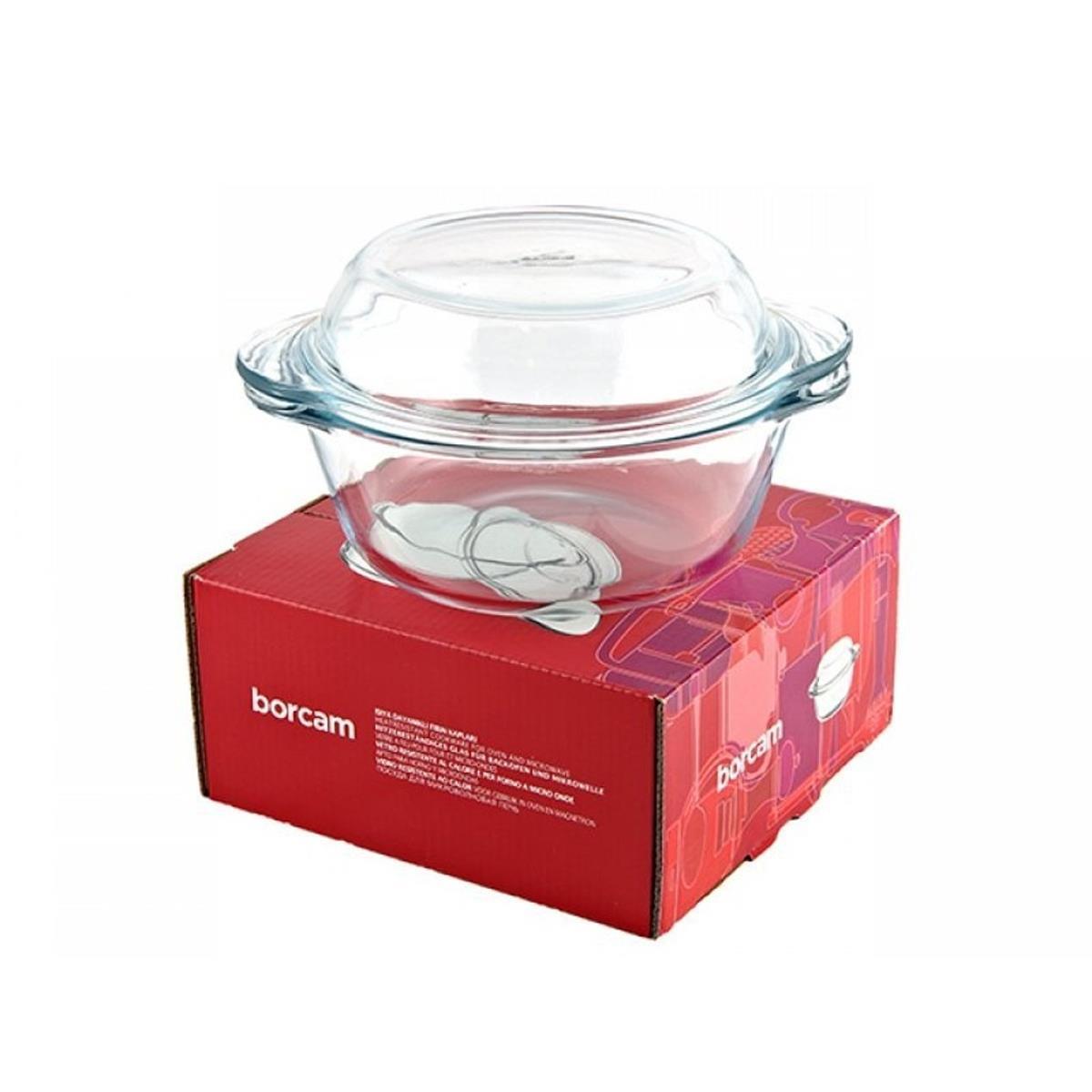 Borcam 59013 3 Lt Yuvarlak Tencere Boy 27cm Derinlik 11cm Paşabahçe Kalitesiyle