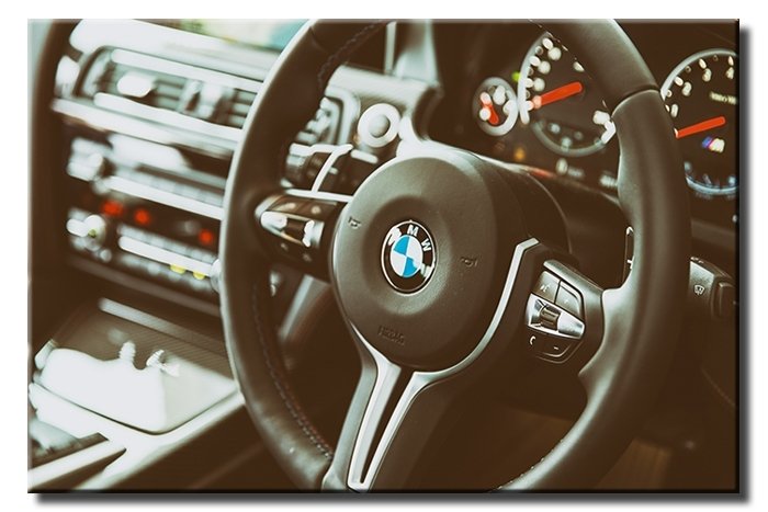 BMW M6 DİREKSİYONU 6 değişen ölçü ORİJİNAL KANVAS TABLO
