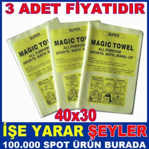 SİHİRLİ TEMİZLİK BEZİ MAGIC TOWEL 3adet FİYATI-3
