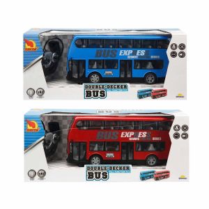 Uzaktan Kumandalı Işıklı Çift Katlı Otobüs 1 adet