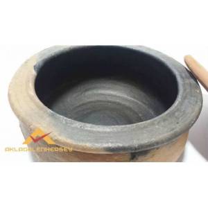 Toprak Güveç Tenceresi 28cm Jumbo Boy Fırınlanmış Yüksek Isıya Dayanıklı Ve Ateşe Toprak Güveç Kabı