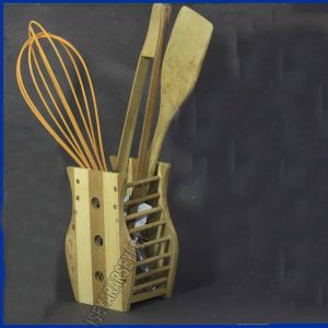 Orjinal Bambu Ağacından Set Üstü Kaşıklık