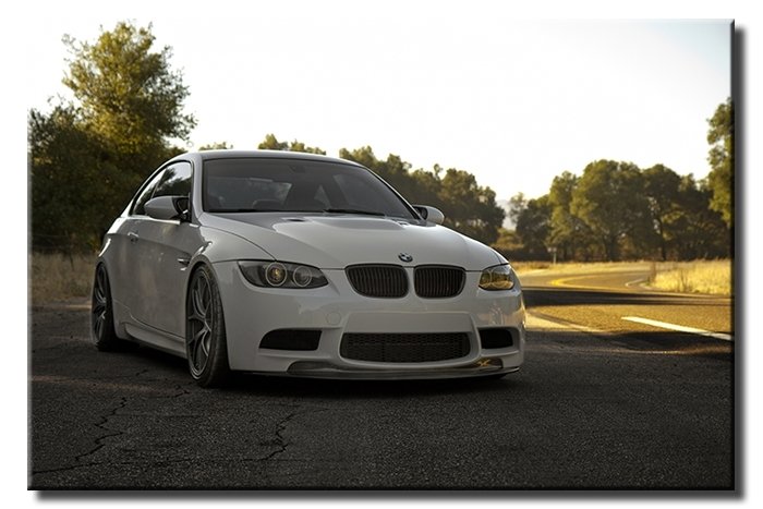 BMW 520İ COUPE 6 değişen ölçü ORİJİNAL KANVAS TABLO