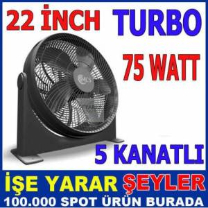 Turbo fan 56cm büyük boy serinletici sanayi tipi vantilatör