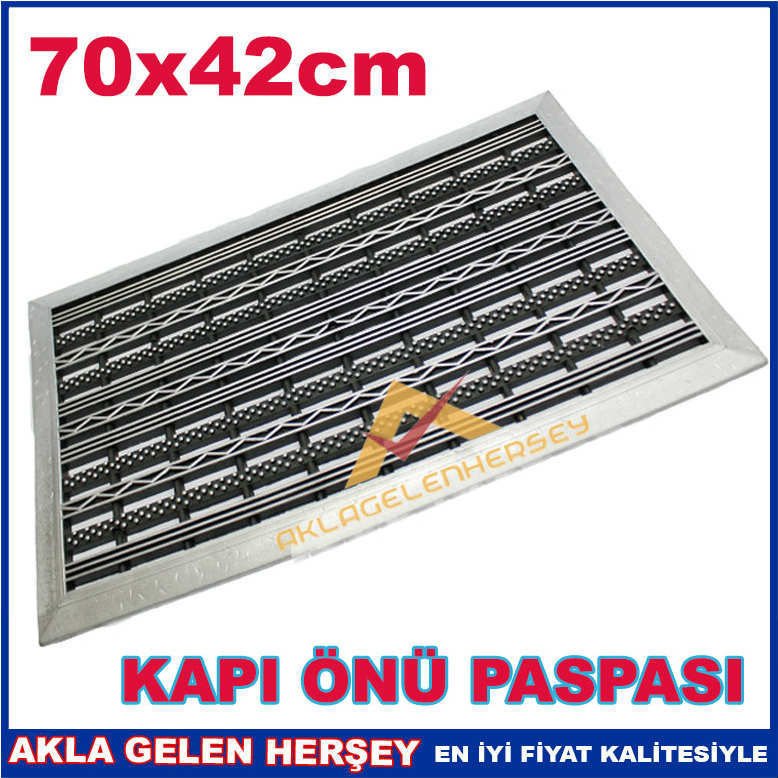 KAPI ÖNÜ PLASTİK DİKDÖRTGEN KABARTMALI PASPAS 