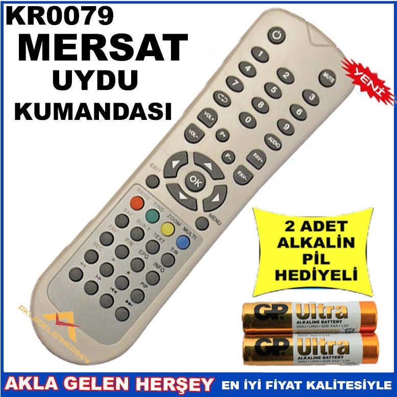 MERSAT UYDU CİHAZI Receiver KUMANDASI KR0079