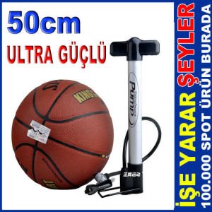 50cm Bisiklet Ve Top Şişirme Güçlü El Pompası