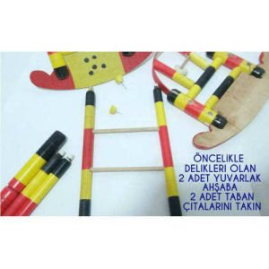 ÇOCUKLARA EN SEVECEĞİ OYUNCAĞI KENDİNİZ ÜRETİN 11 PARÇA PUZZLE BİREBİR ORJİNAL NOSTALJİK TAHTA BEŞİK