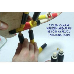 ÇOCUKLARA EN SEVECEĞİ OYUNCAĞI KENDİNİZ ÜRETİN 11 PARÇA PUZZLE BİREBİR ORJİNAL NOSTALJİK TAHTA BEŞİK