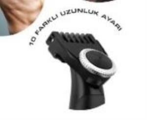 Aprilla ATR 7025 Islak Kuru kullanım Usb Şarjlı Çift Taraflı Sakal Kesme Ve Düzeltme makinesi