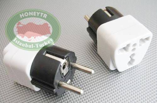 TOPRAKLI İNGİLİZ AMERİKAN ÇEVİRİCİ ADAPTOR FİŞ