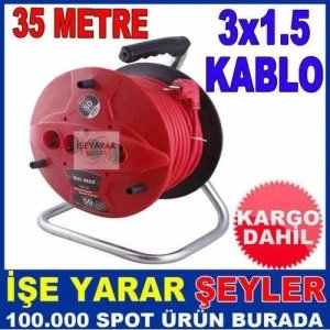 35 MT 3x1,5 MAKARALI SEYYAR KABLO 4 FİŞ GİRİŞ KD