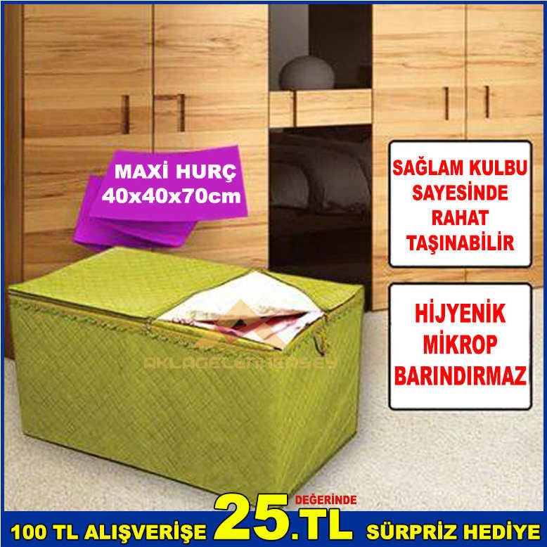 40x40x70cm BOYUTLARINA SAHİP TAŞINABİLİR KULPLU HİJYENİK,MİKROP BARINDIRMAZ SANDIK TİPİ HURÇ