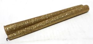 Siyah, Gümüş ve Altın Rengi Simli 3 Çeşit Şamdan Mumu